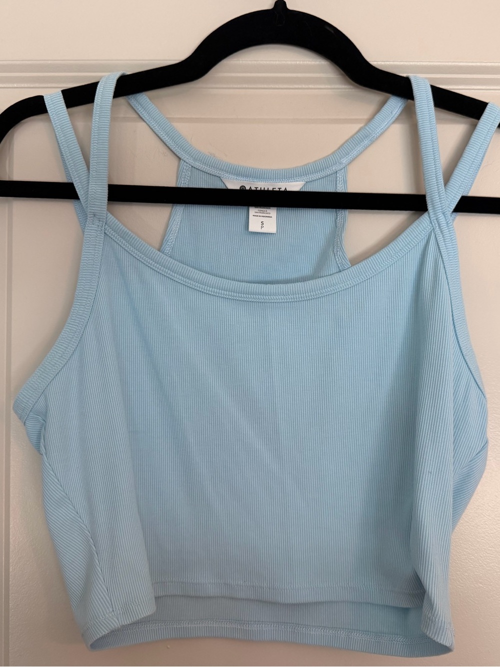 Athleta Blue Sleeveless Athletic Tank Small